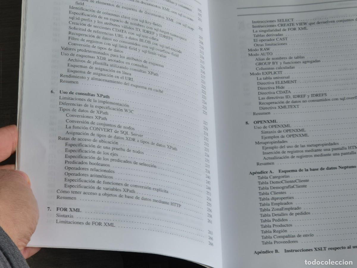 Libros de segunda mano: CREACI&Oacute;N DE SITIOS WEB CON XML Y SQL SERVER 2000, JOHN GRIFFIN, ED. PRENTICE HALL, 2002, LEER - Foto 6