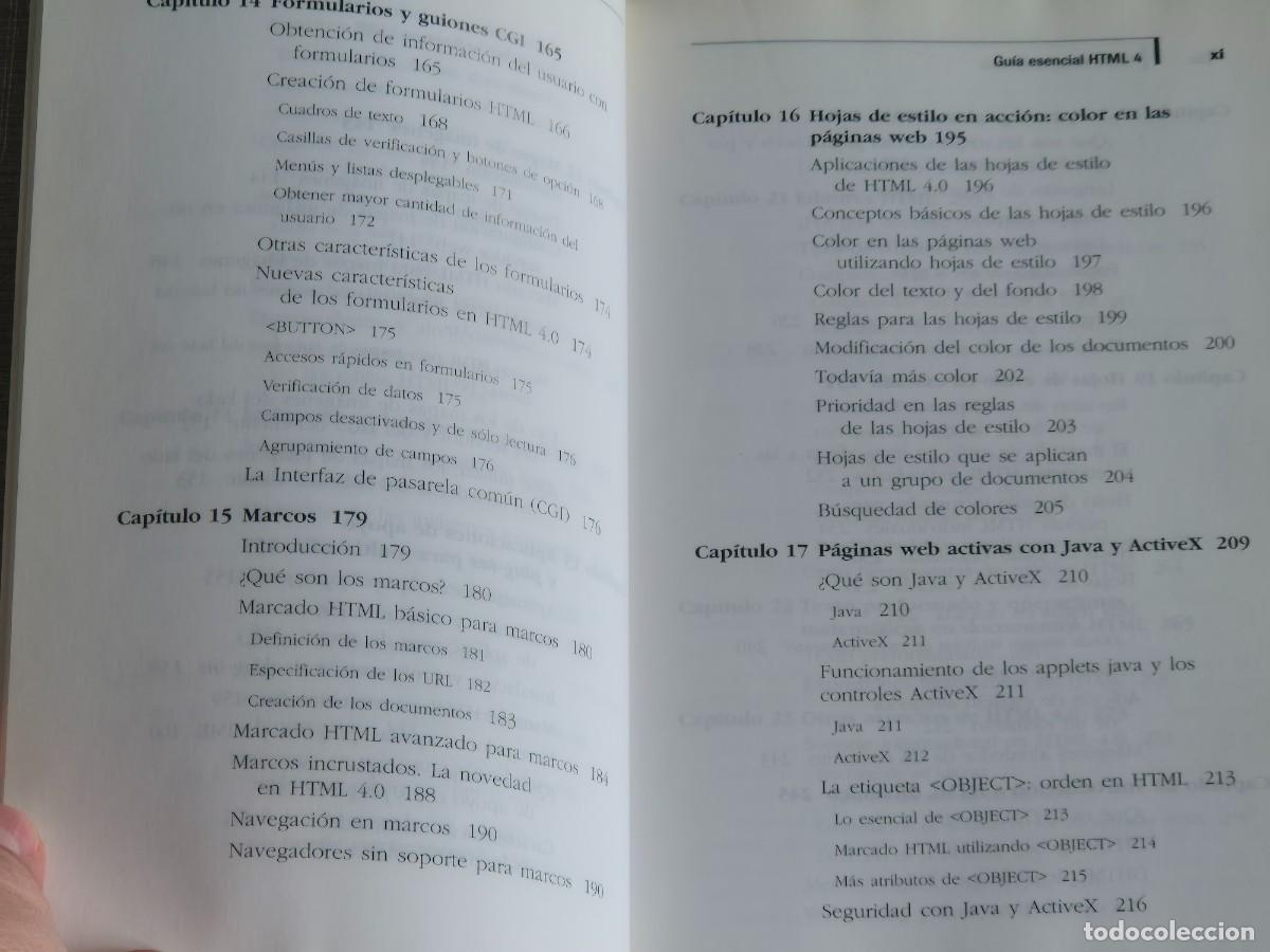 Libros de segunda mano: GU&Iacute;A ESENCIAL HTML 4, JOS&Eacute; MANUEL D&Iacute;AZ, ED. PRENTICE HALL, 2002, LEER - Foto 6