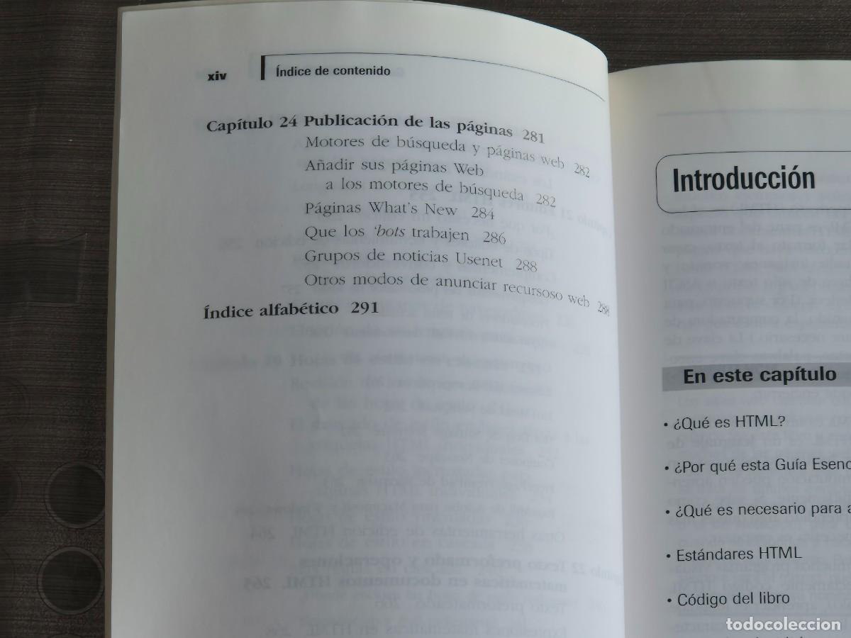 Libros de segunda mano: GU&Iacute;A ESENCIAL HTML 4, JOS&Eacute; MANUEL D&Iacute;AZ, ED. PRENTICE HALL, 2002, LEER - Foto 8