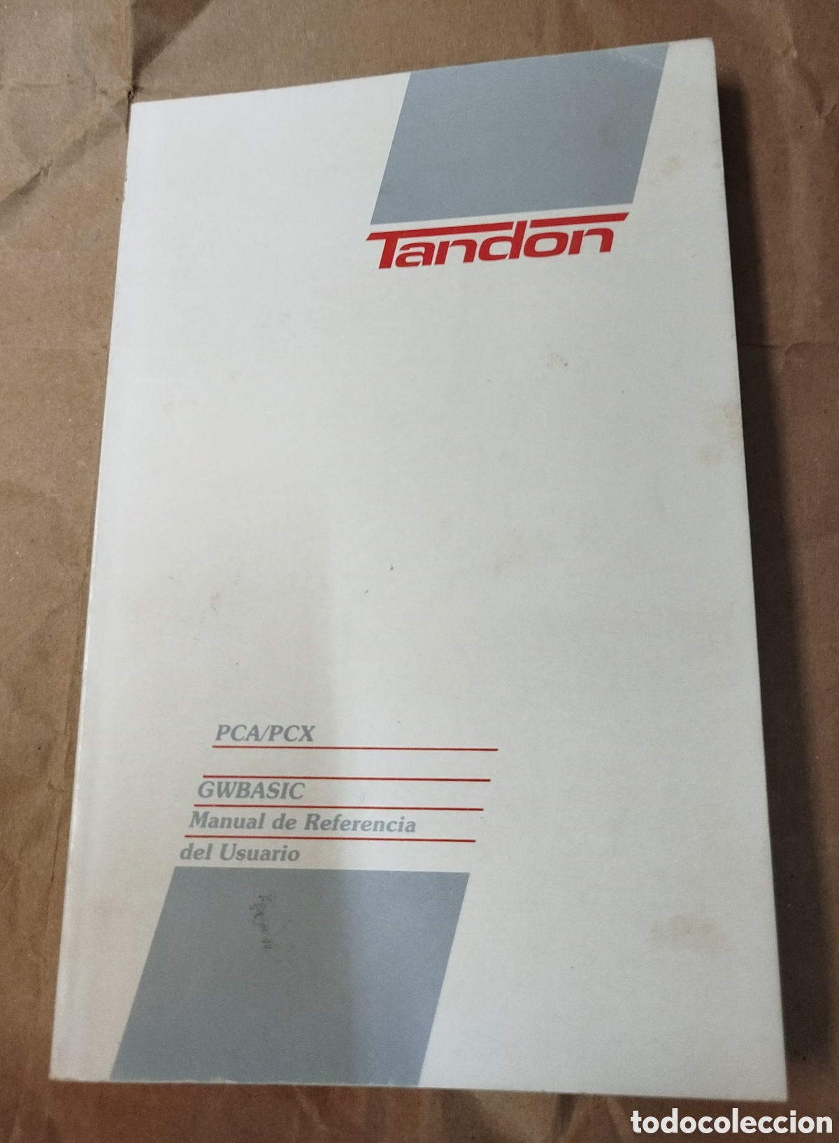 Libros de segunda mano: Tandon. PCA/PCX. GW-BASIC. Manual de referencia de usuario - Foto 1