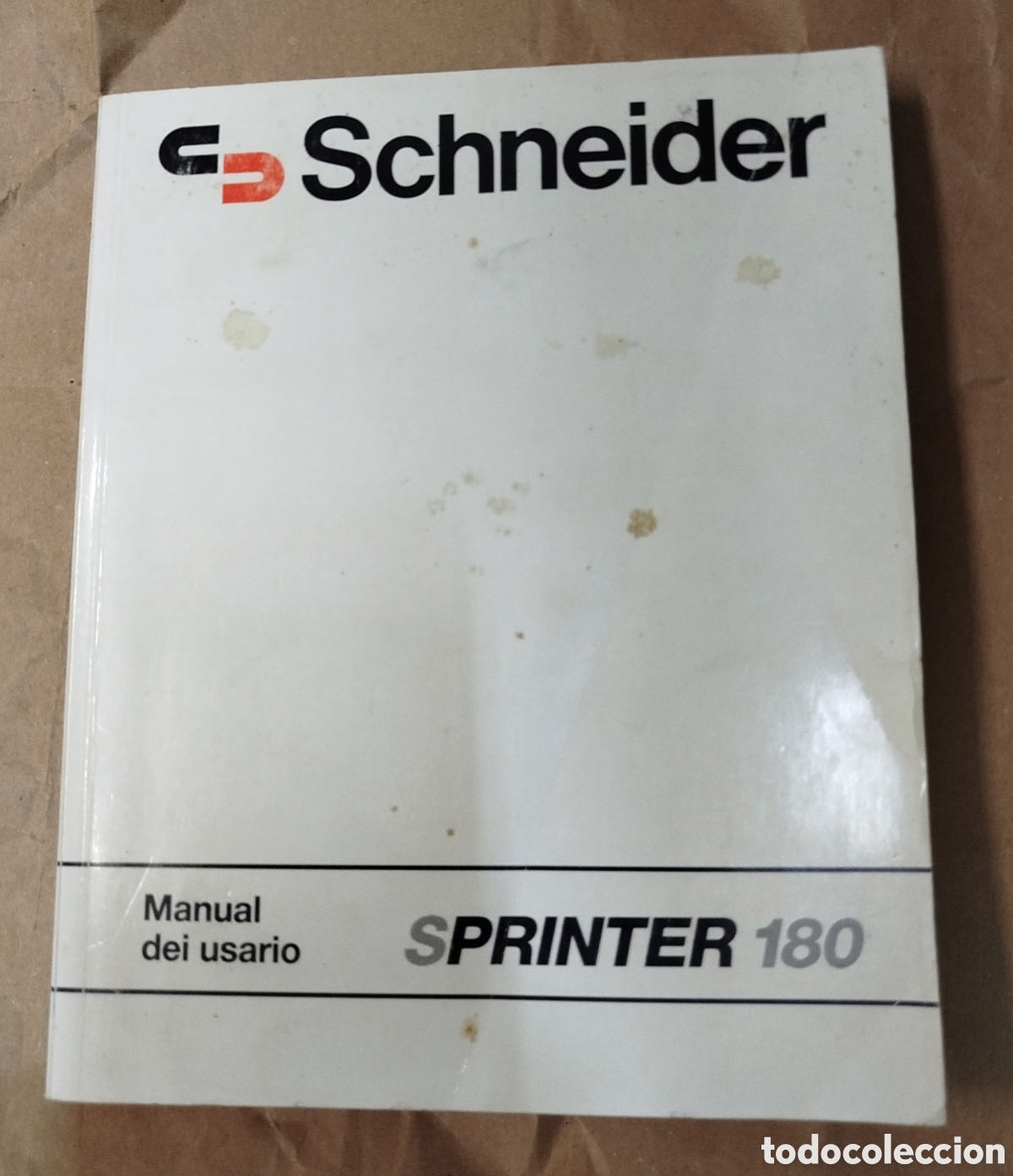 Libros de segunda mano: Schneider. Sprinter 180. Manual de usuario - Foto 1
