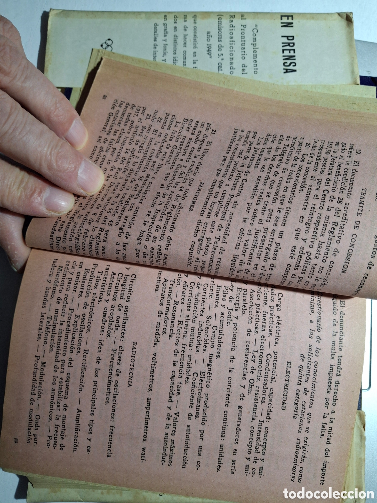 Libros de segunda mano: Prontuario del Radioaficionado - Foto 4