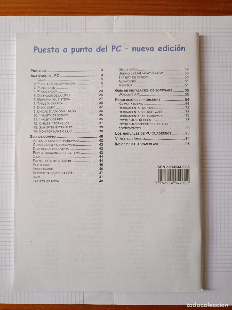 Libros de segunda mano: PUESTA A PUNTO DEL PC CUADERNOS - Foto 2
