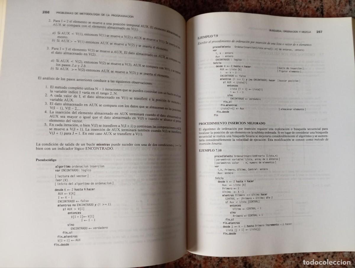 Libros de segunda mano: PROBLEMAS DE METODOLOGIA DE LA PROGRAMACION - JOYANES - Foto 3