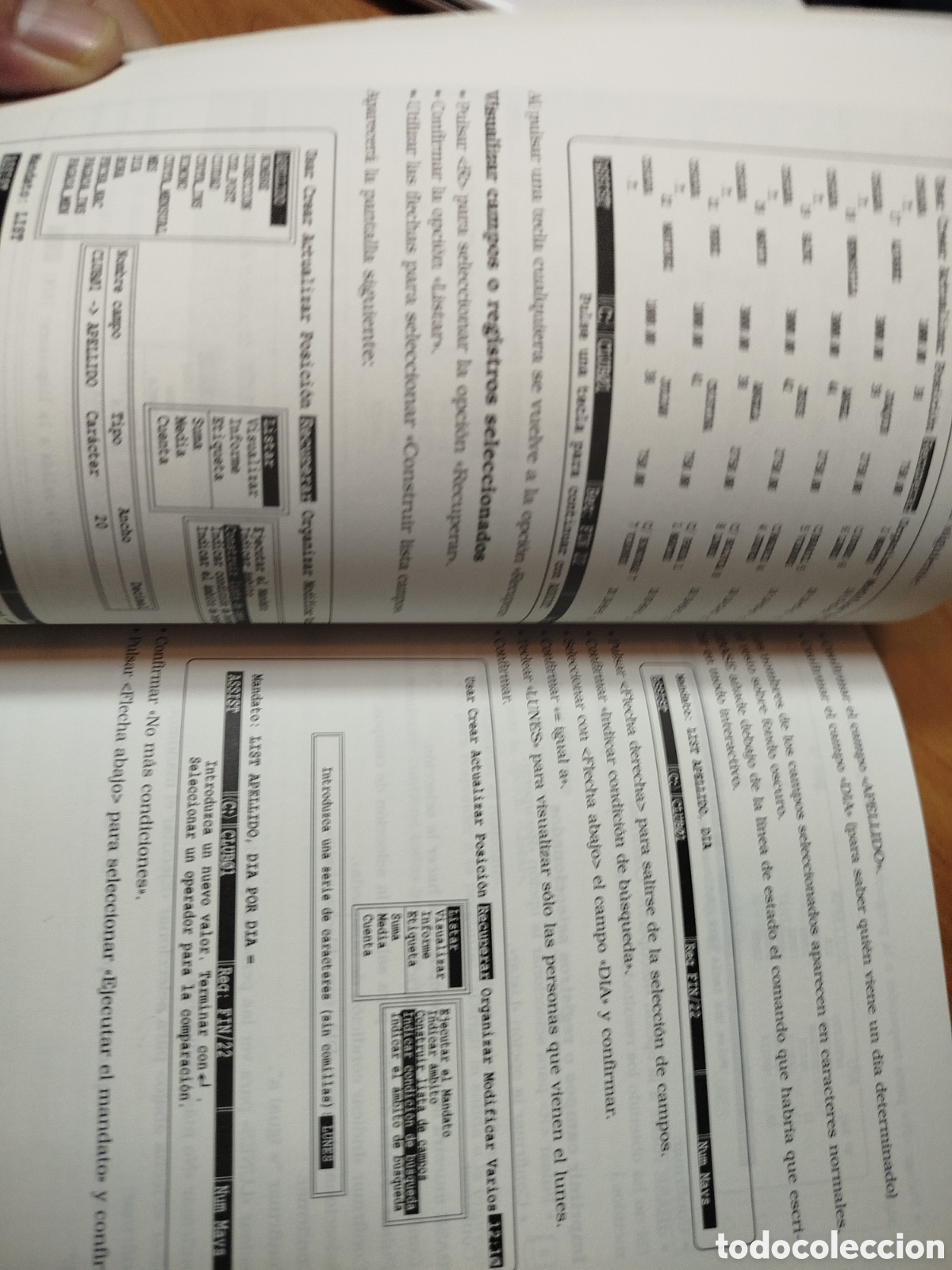 Libros de segunda mano: Inform&aacute;tica &uacute;til. dBASE 3 plus. Pillon. Didascalia - Foto 2