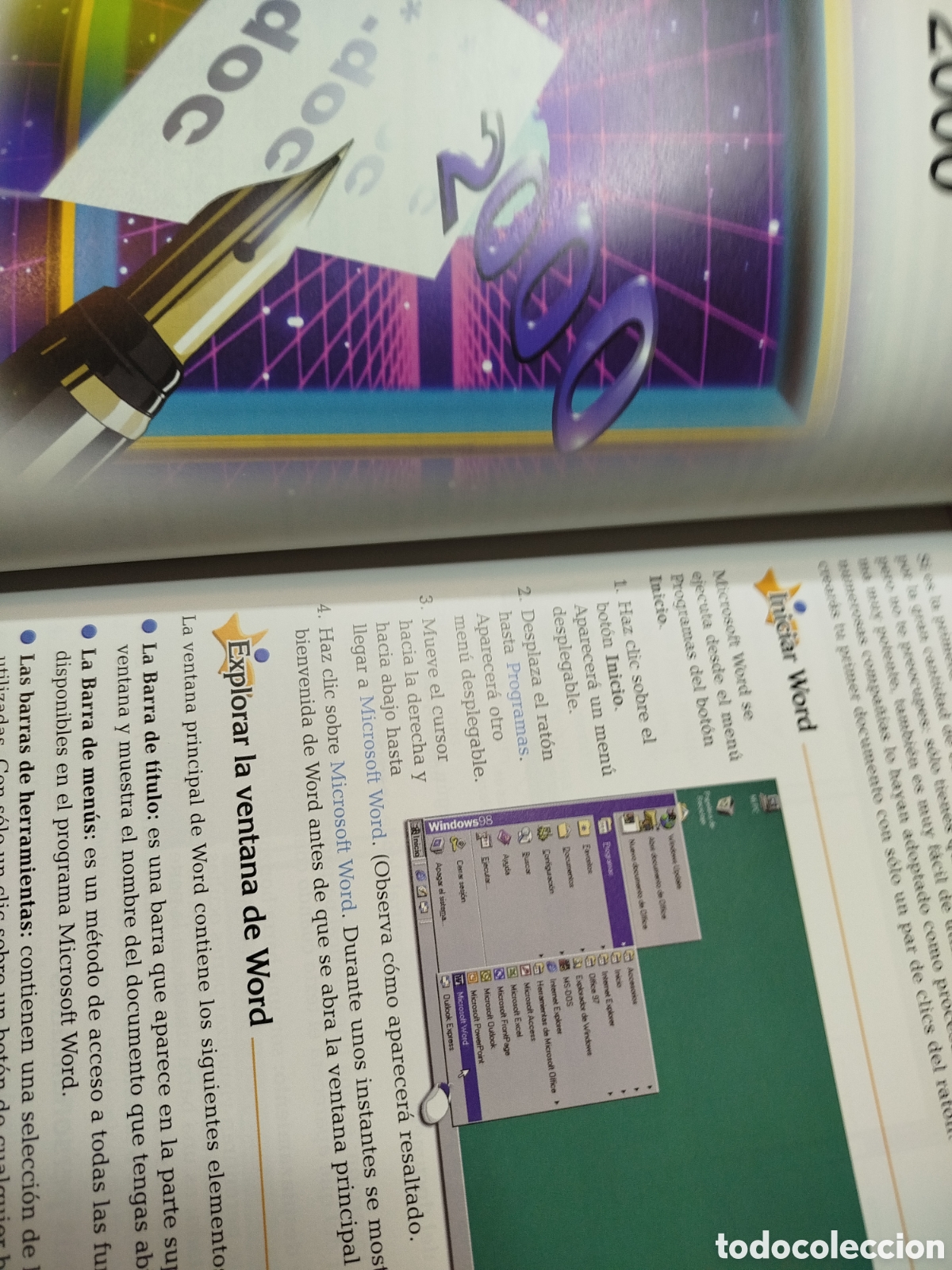 Libros de segunda mano: Manual visual Microsoft Word 2000. Grupo Berenguer. - Foto 4