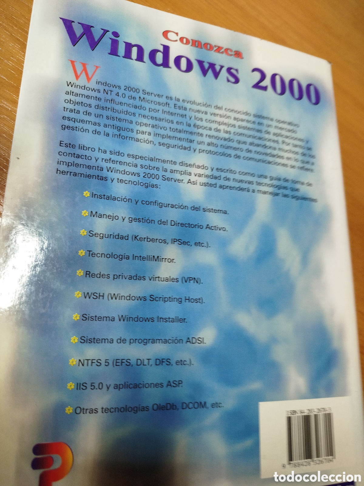 Libros de segunda mano: Conozca Windows 2000. Paraninfo. &Oacute;scar Gonz&aacute;lez moreno - Foto 4