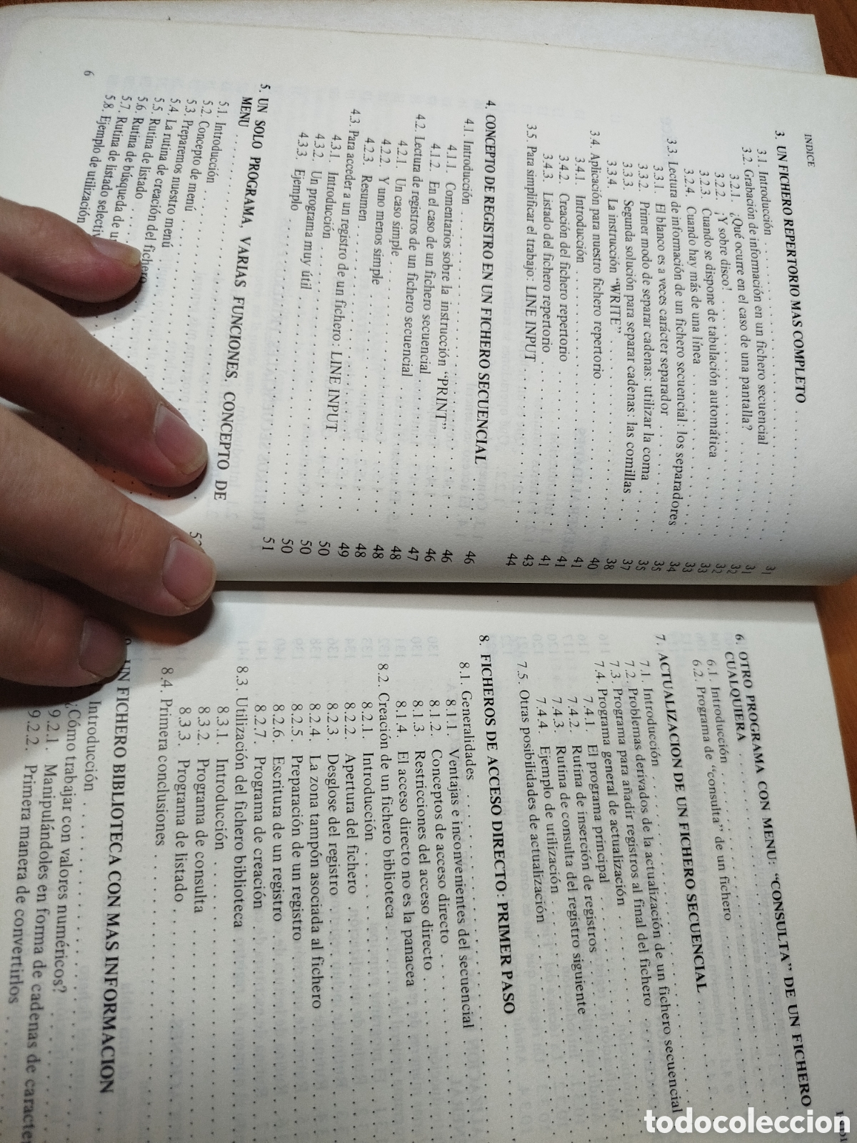Libros de segunda mano: Ficheros en BASIC. Paraninfo. Delannoy. Inform&aacute;tica retro - Foto 6