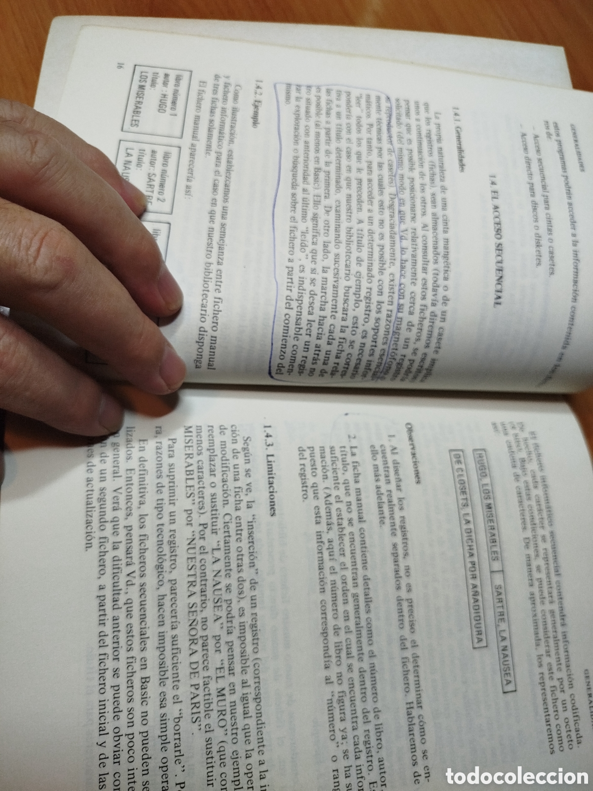 Libros de segunda mano: Ficheros en BASIC. Paraninfo. Delannoy. Inform&aacute;tica retro - Foto 8