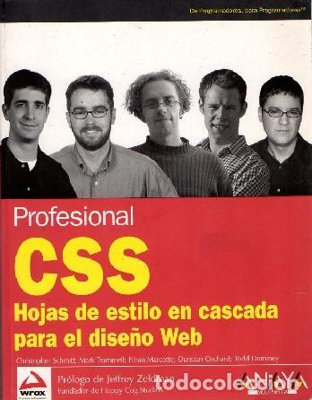 Libros de segunda mano: PROFESIONAL CSS HOJAS DE ESTILO EN CASCADA PARA EL DISE&Ntilde;O WEB A-INFOR-392 - Foto 1