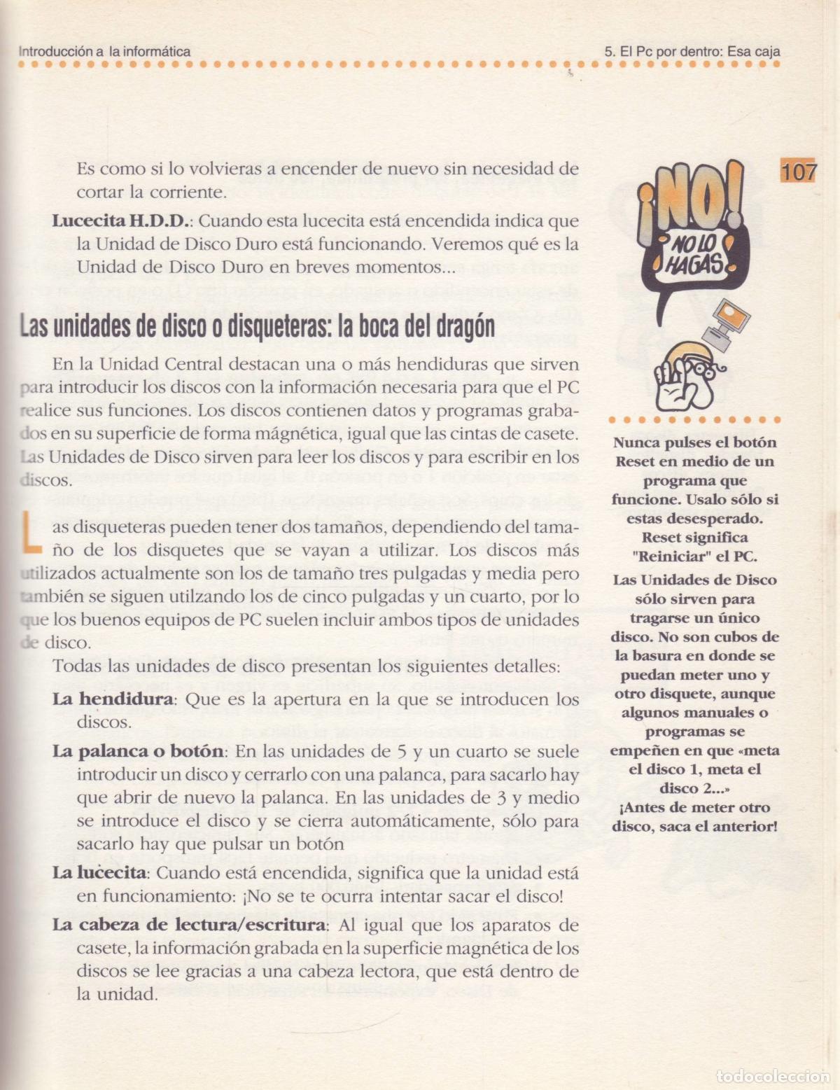 Libros de segunda mano: Introduccion a la informatica para torpes - del Teso, Kosme J. - Foto 3