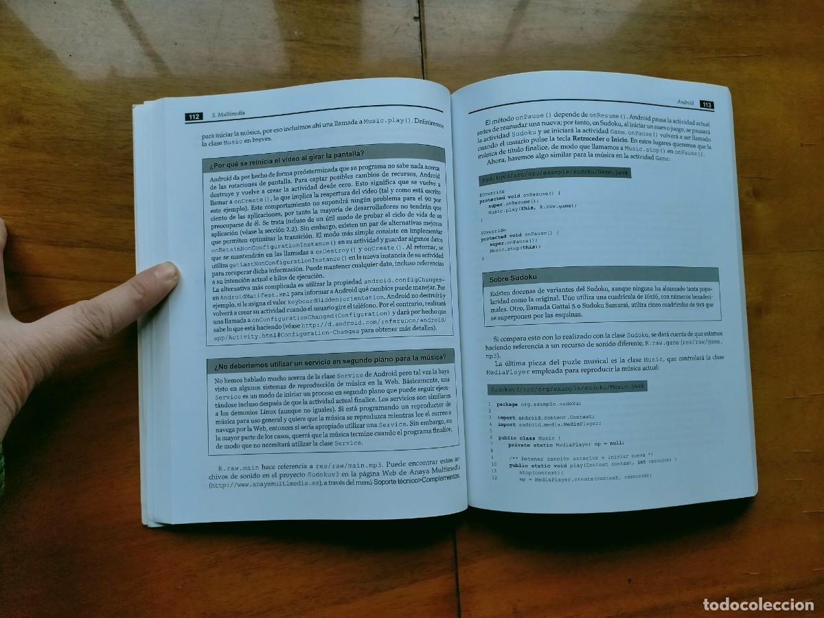 Libros de segunda mano: Android. Programaci&oacute;n. Anaya multimedia. - Foto 6