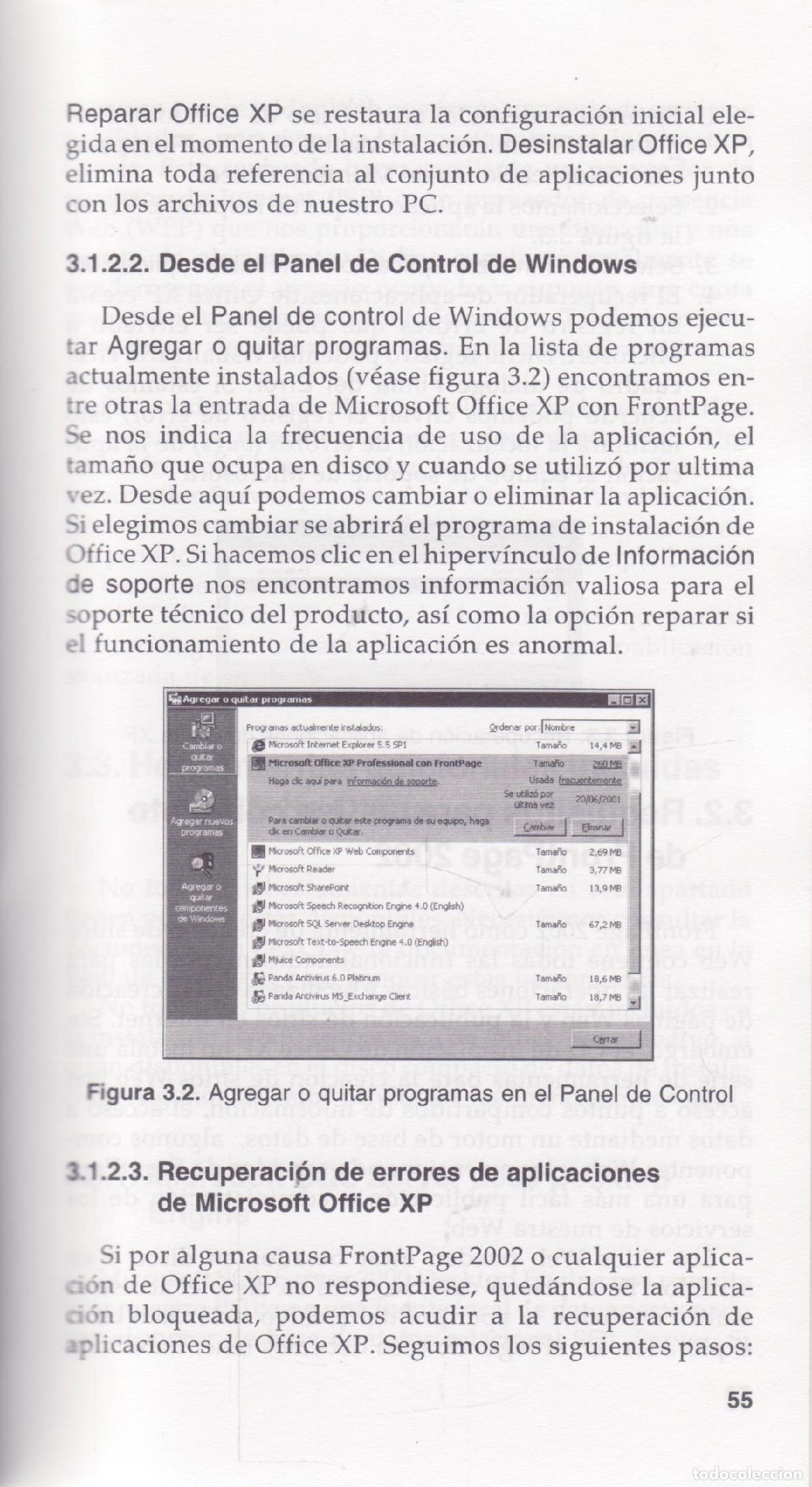 Libros de segunda mano: Microsoft FrontPage 2002 Office XP - Llamazares, Jose Pedro - Foto 2