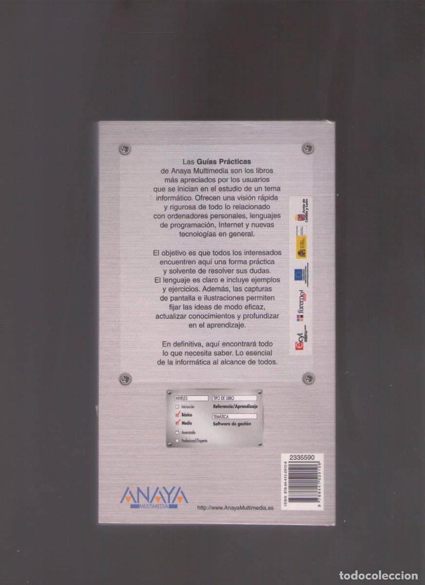 Libros de segunda mano: Ac. Gu&iacute;a Pr&aacute;ctica de ContaPlus 2011 (Fernando de Vega Gonz&aacute;lez) - Foto 2