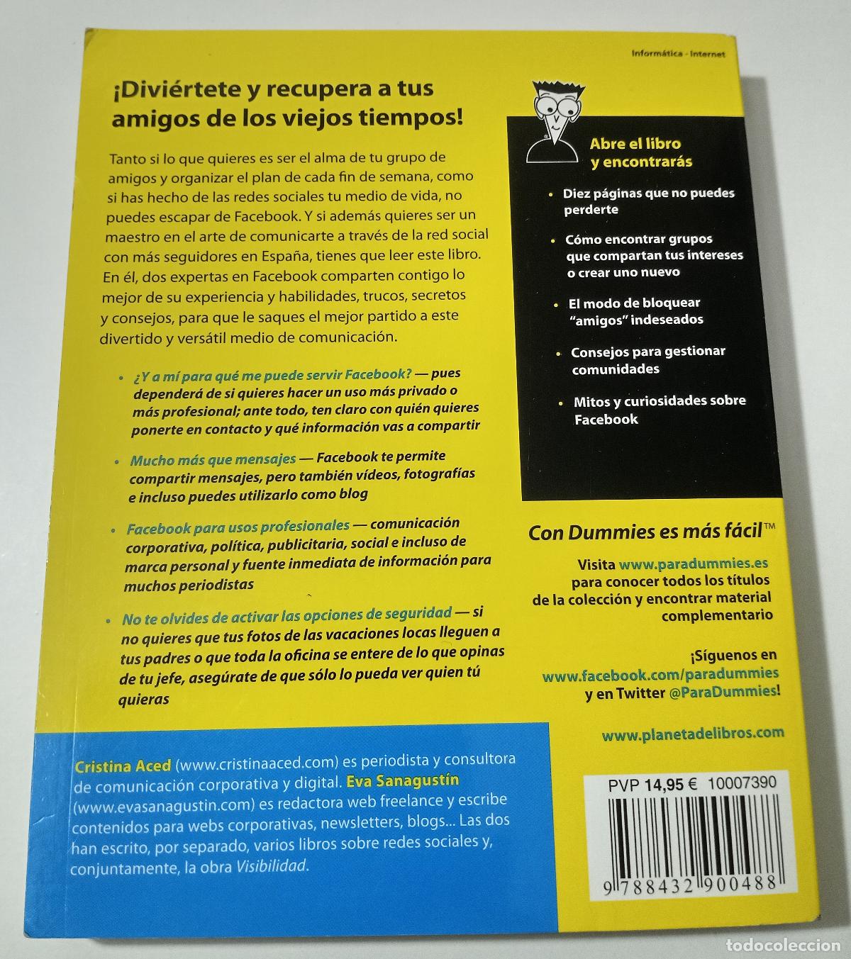 Libros de segunda mano: Facebook para dummies - Aced, Cristina - Foto 4