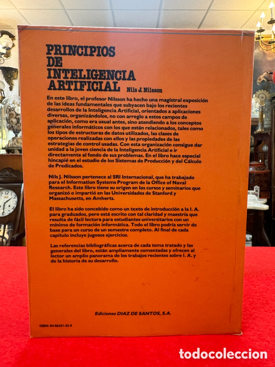 Libros de segunda mano: PRINCIPIOS DE INTELIGENCIA ARTIFICIAL (NILS J. NILSSON) - Foto 3