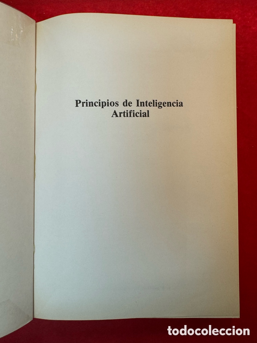 Libros de segunda mano: PRINCIPIOS DE INTELIGENCIA ARTIFICIAL (NILS J. NILSSON) - Foto 4