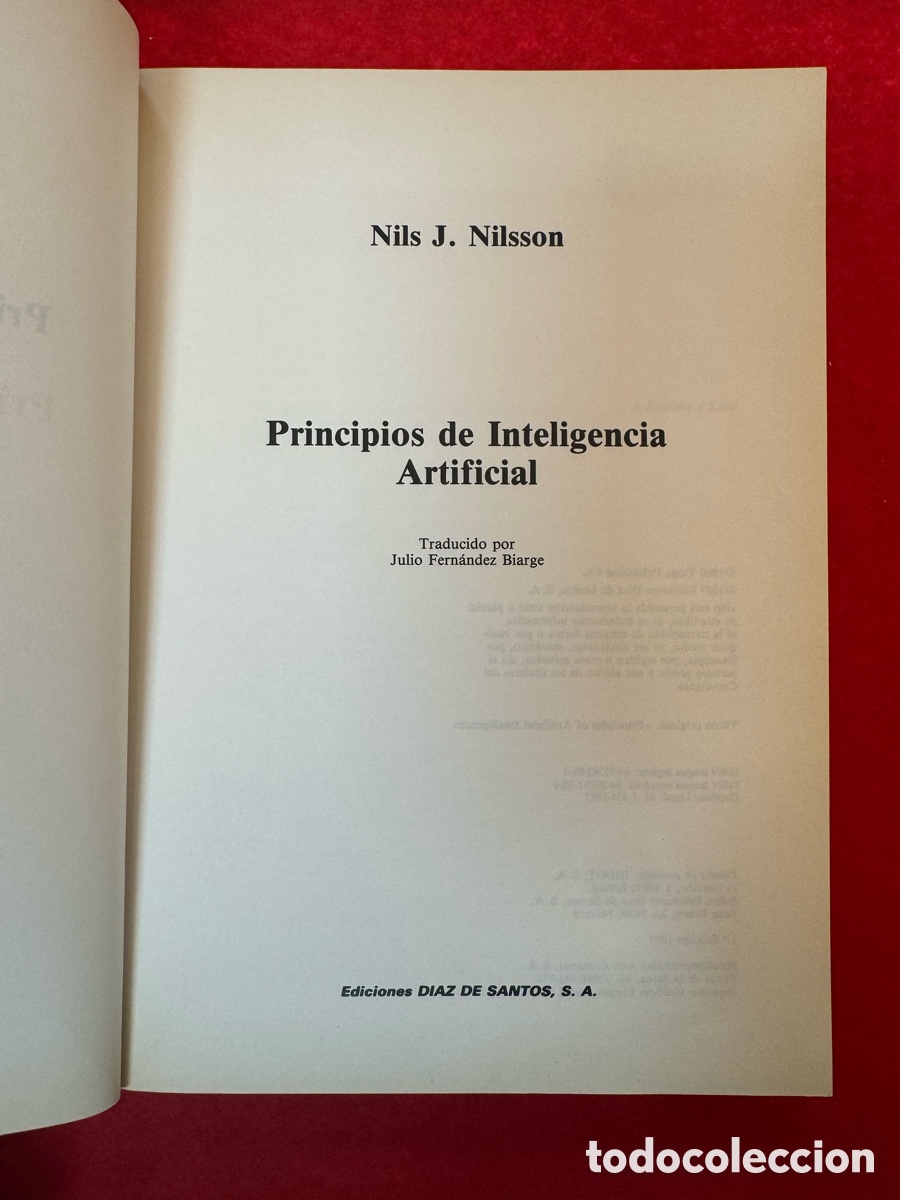 Libros de segunda mano: PRINCIPIOS DE INTELIGENCIA ARTIFICIAL (NILS J. NILSSON) - Foto 5
