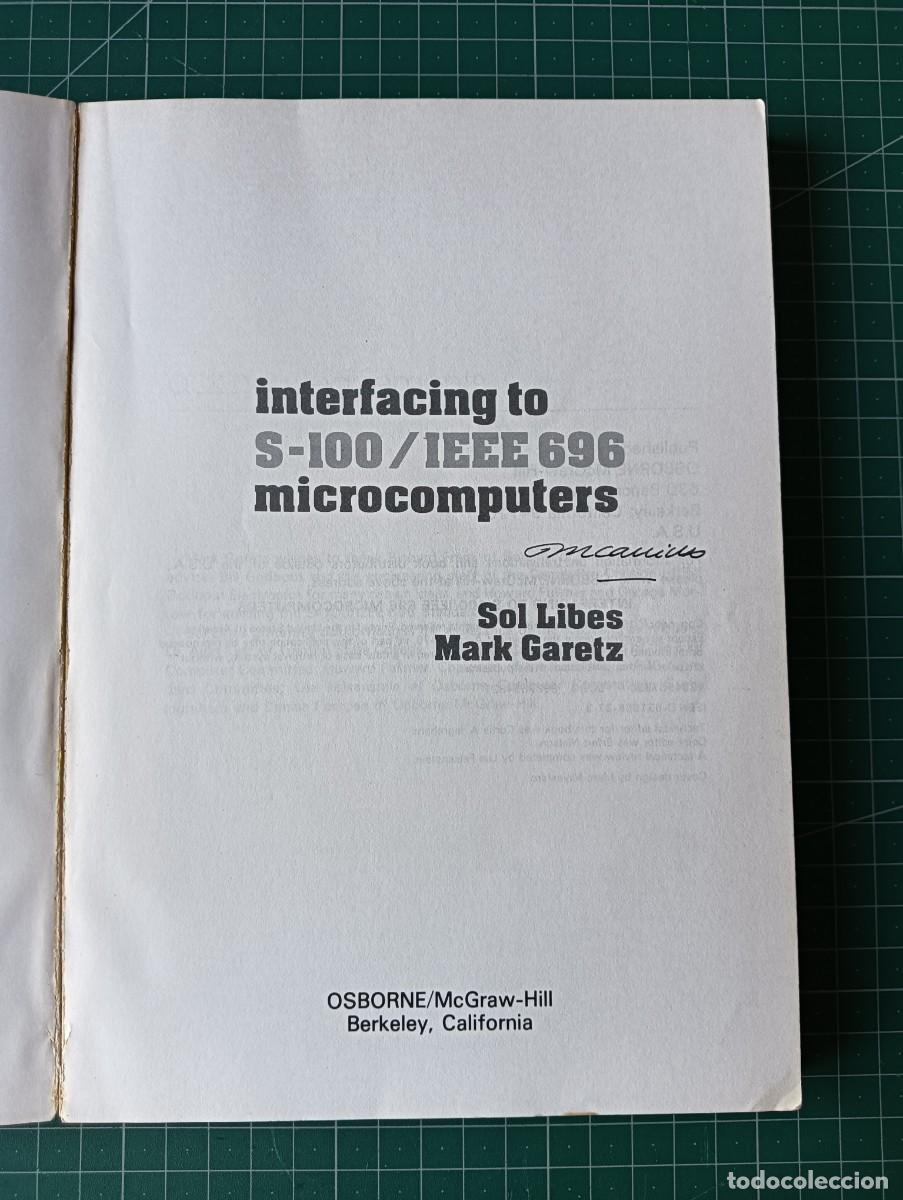 Libros de segunda mano: Libro Interfacing to S-100 - Foto 2