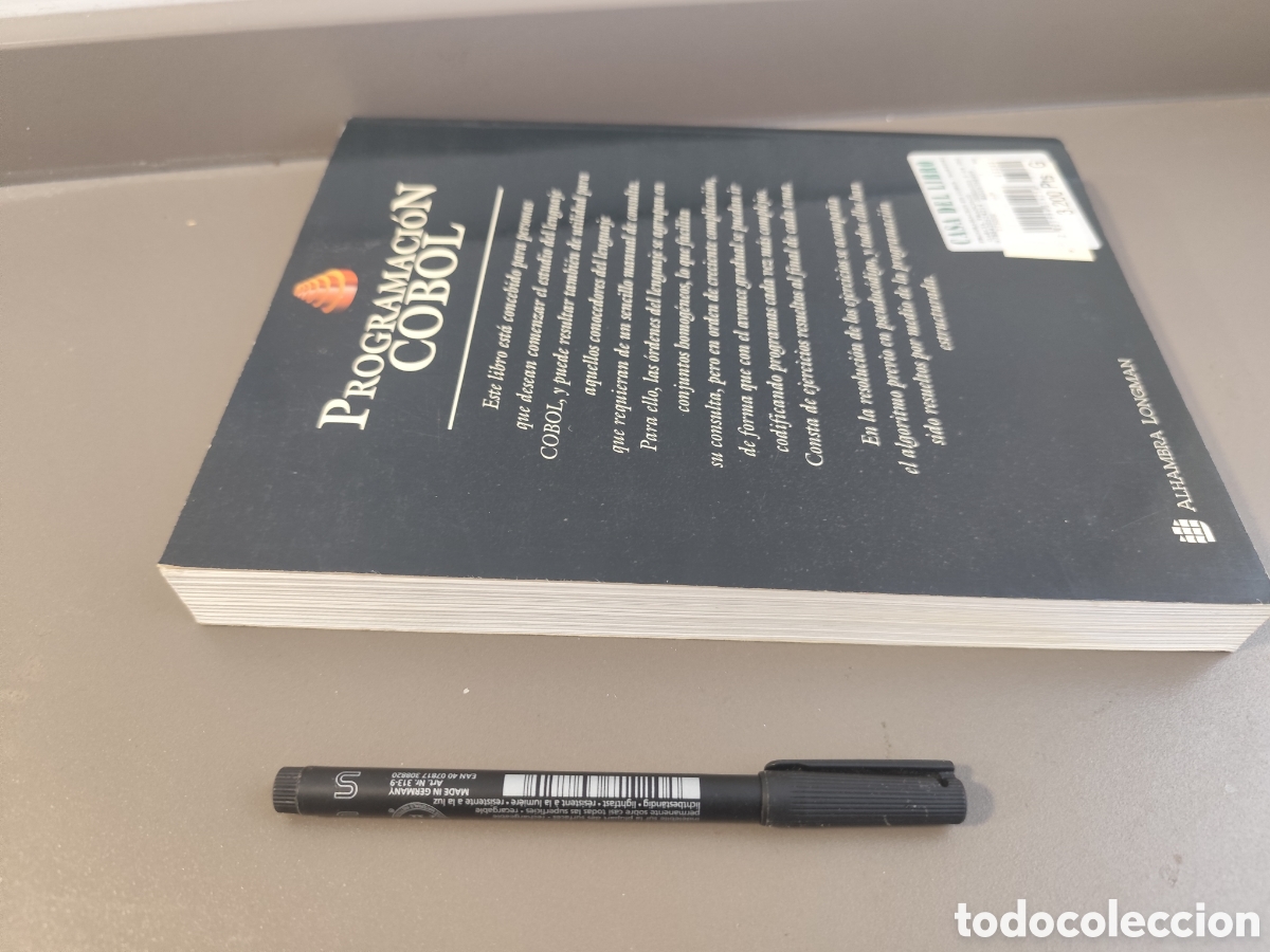 Libros de segunda mano: PROGRAMACION COBOL CON APLICACIONES ESTRUCTURADAS EN PSEUDOCODIGO - EDIT ALHAMBRA LONGMAN. - Foto 4