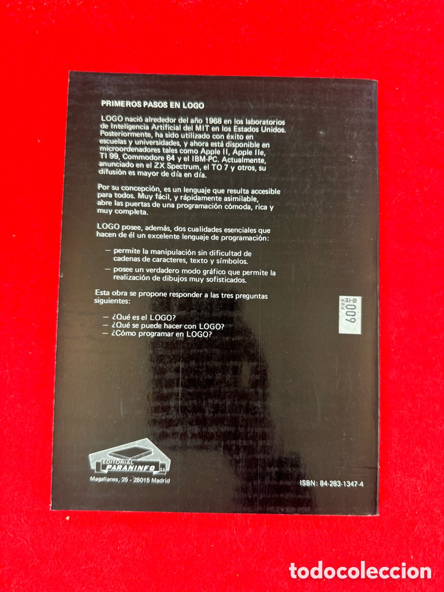 Libros de segunda mano: PRIMEROS PASOS EN LOGO. M.G. MONTEIL - Foto 3