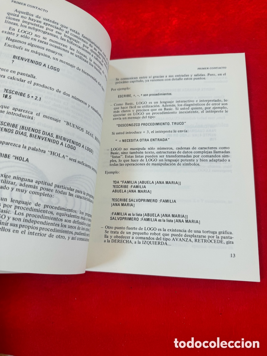 Libros de segunda mano: PRIMEROS PASOS EN LOGO. M.G. MONTEIL - Foto 4