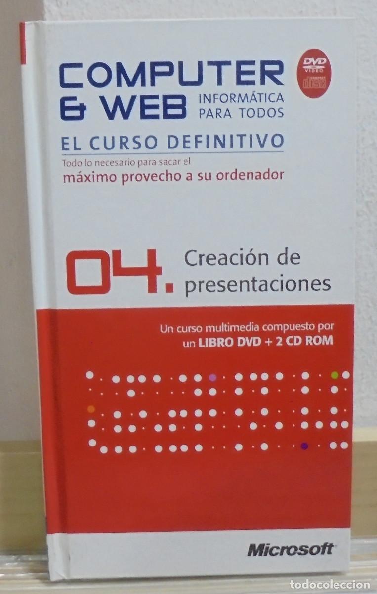 Libros de segunda mano: Computer & Web, 04. Creaci&oacute;n de presentaciones. Libro + 1 DVD + 2 CD-ROM - Foto 1
