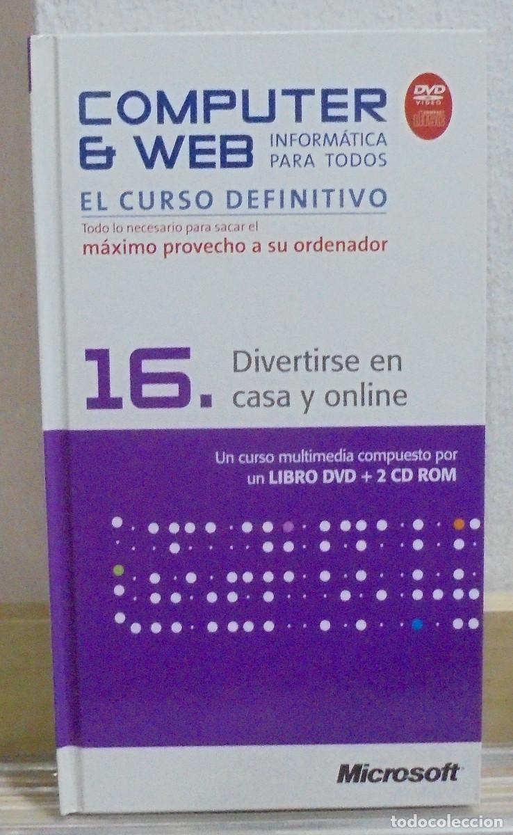 Libros de segunda mano: Computer & Web, 16. Divertirse en casa y online. Libro + 1 DVD + 2 CD-ROM - Foto 1