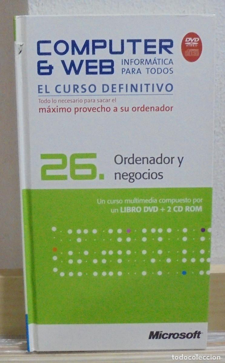 Libros de segunda mano: Computer & Web, 26. Ordenador y negocios. Libro + DVD + 2 CD-ROM - Foto 1