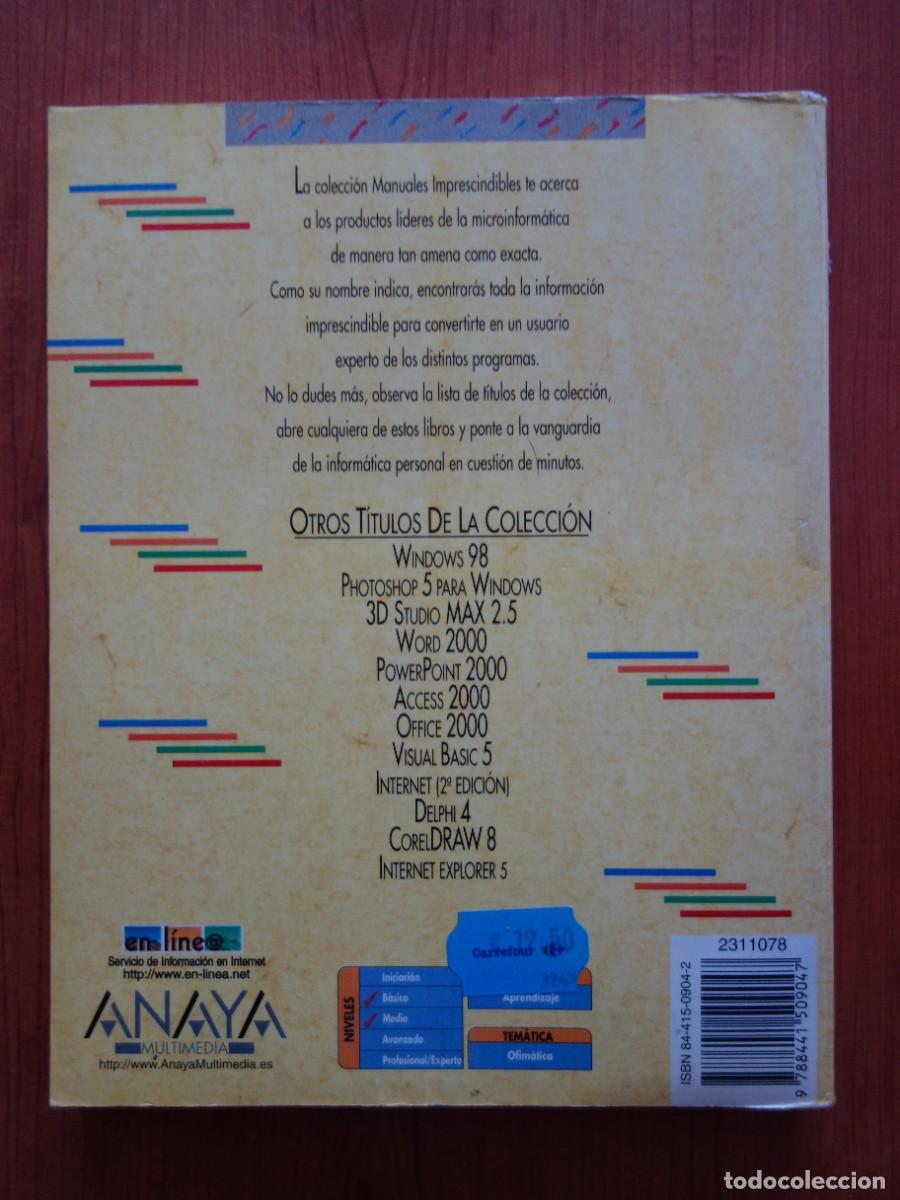 Libros de segunda mano: Excel 2000. Manual imprescindible Anaya - Foto 2