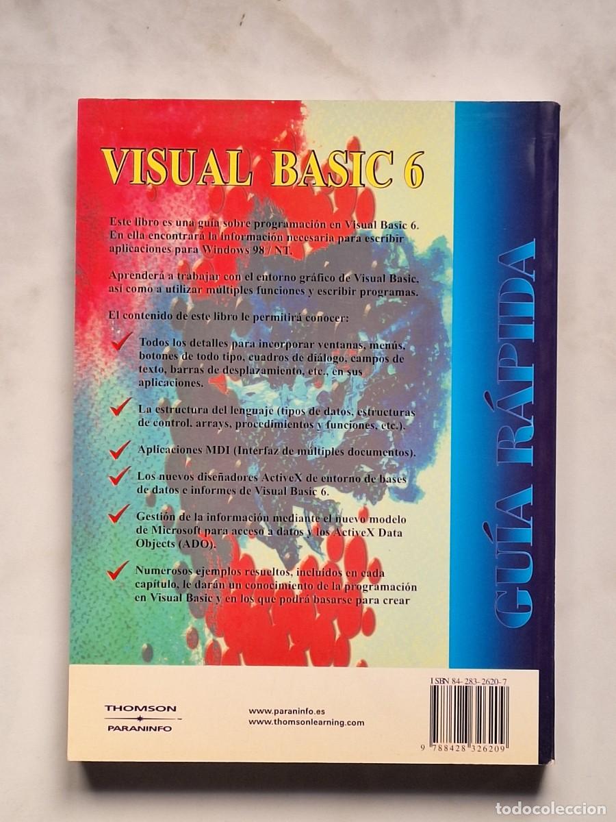 Libros de segunda mano: Libro Inform&aacute;tica, Programaci&oacute;n Visual Basic - Foto 2