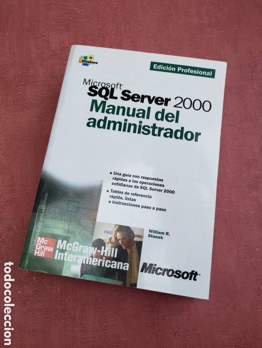 Libros de segunda mano: SQL SERVER 2000. Manual de administrador. William R. Stanek. MICROSOFT. - Foto 1