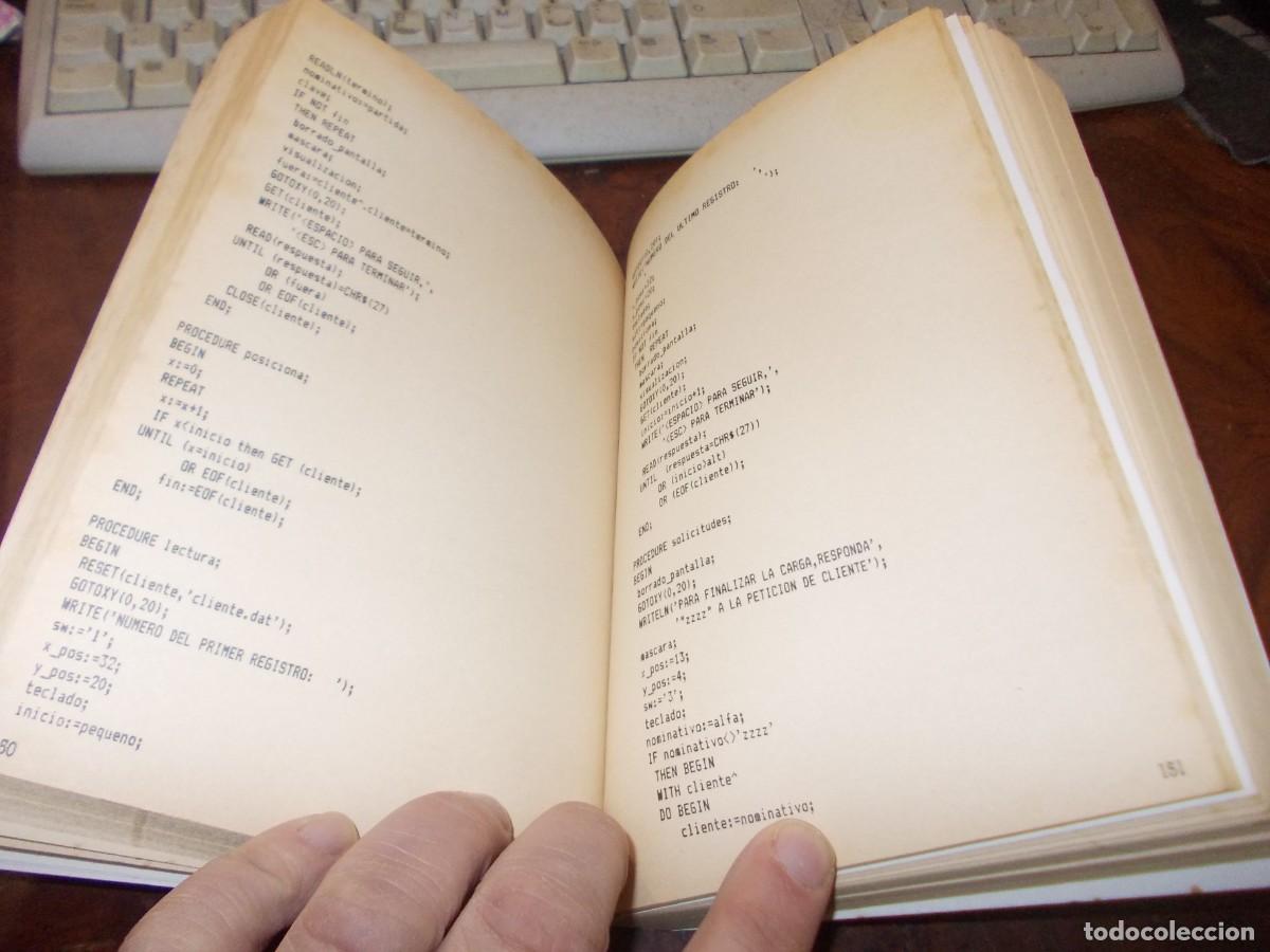Libros de segunda mano: Bancos de datos. Programas y subrutinas &uacute;tiles. Ediciones Ingelek 1.990 - Foto 9