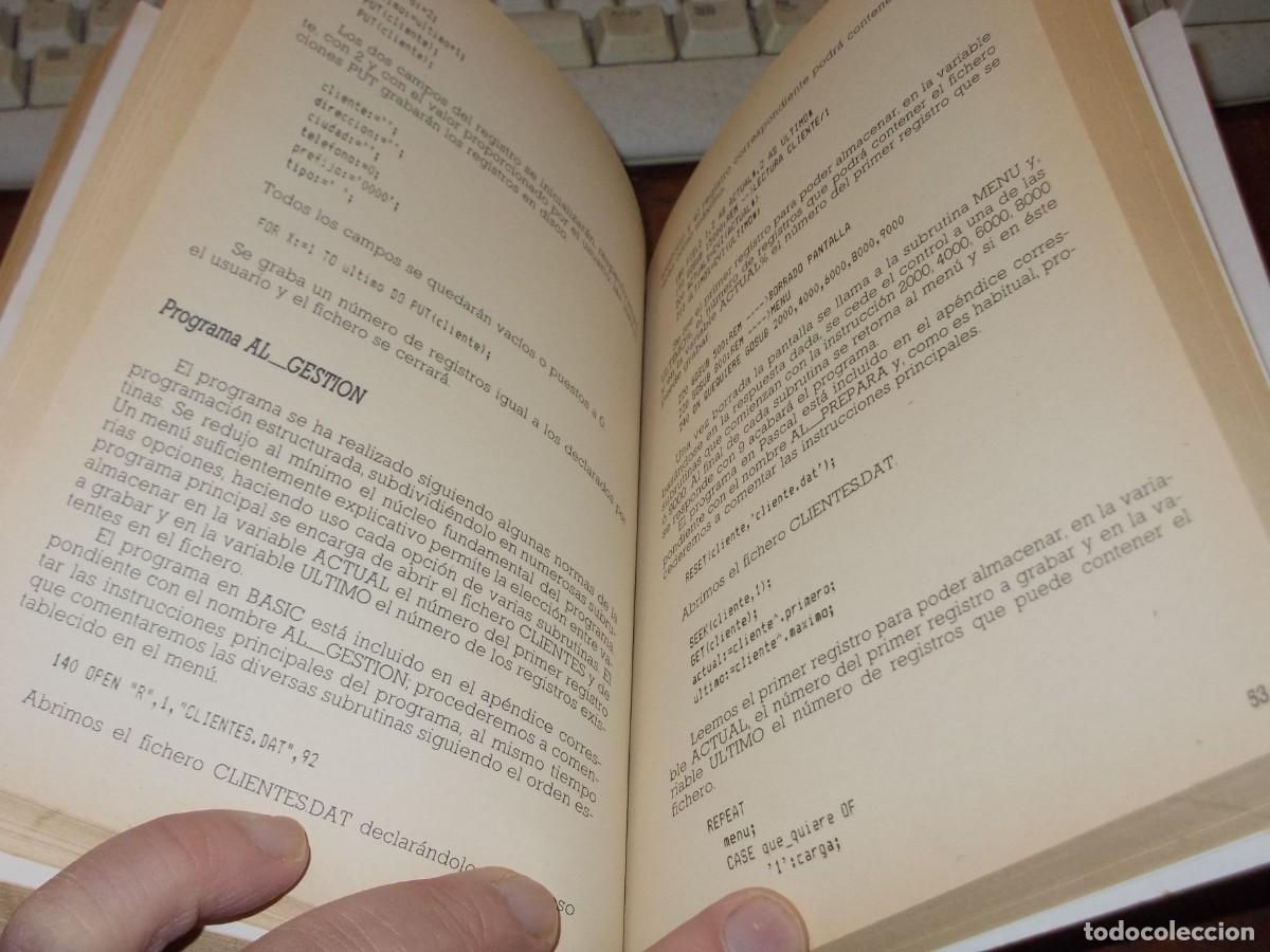 Libros de segunda mano: Bancos de datos. Programas y subrutinas &uacute;tiles. Ediciones Ingelek 1.990 - Foto 13