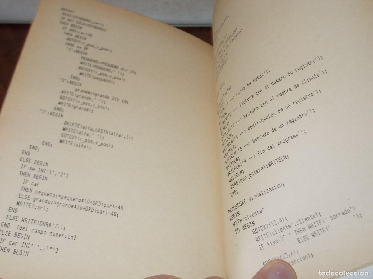 Libros de segunda mano: Bancos de datos. Programas y subrutinas &uacute;tiles. Ediciones Ingelek 1.990 - Foto 14
