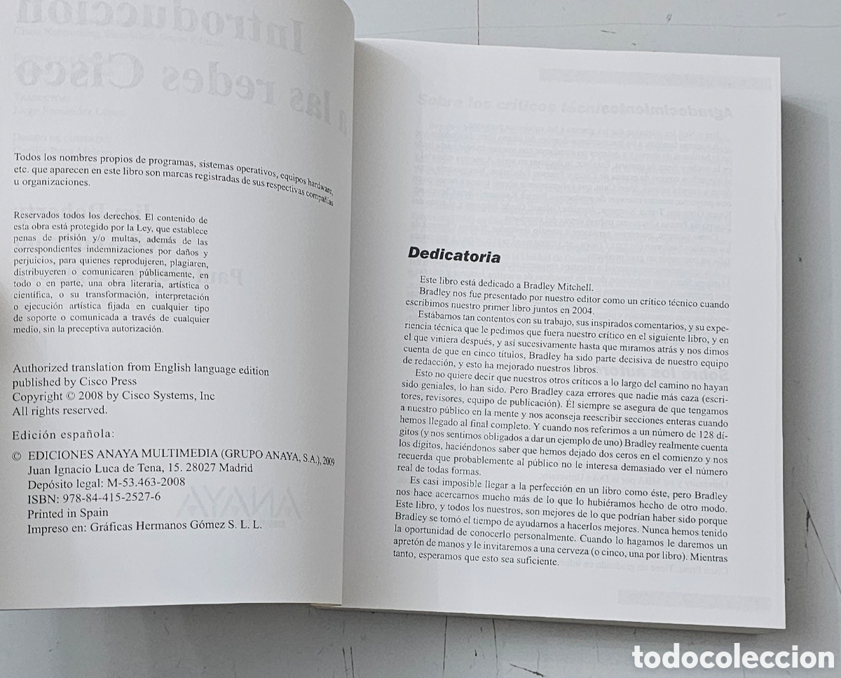 Libros de segunda mano: LIBRO INTRODUCCI&Oacute;N A LAS REDES CISCO (Espa&ntilde;a - Anaya - 2008) INFORMATICA - Foto 7