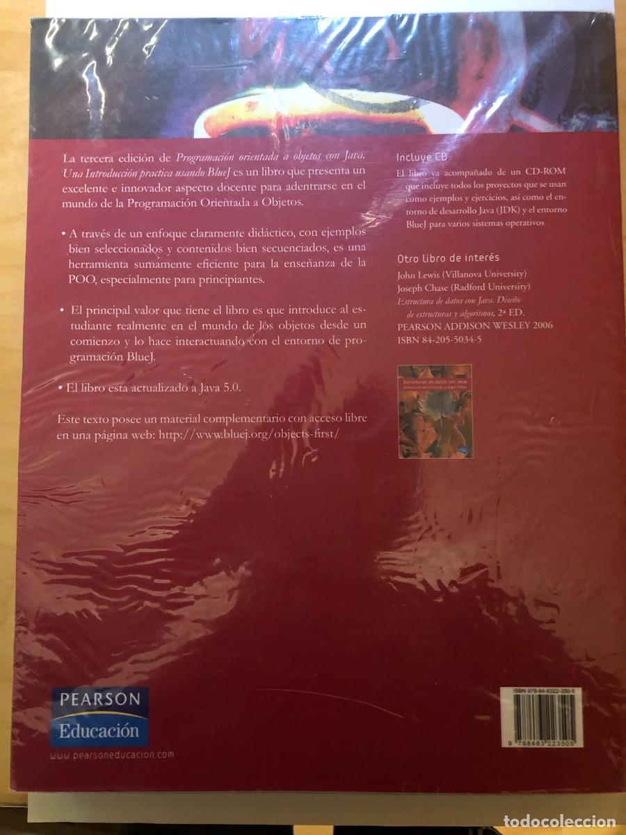 Libros de segunda mano: PROGRAMACION ORIENTADA A OBJETOS CON JAVA: DAVID WARNES y MICHAEL KOLLING - Foto 2
