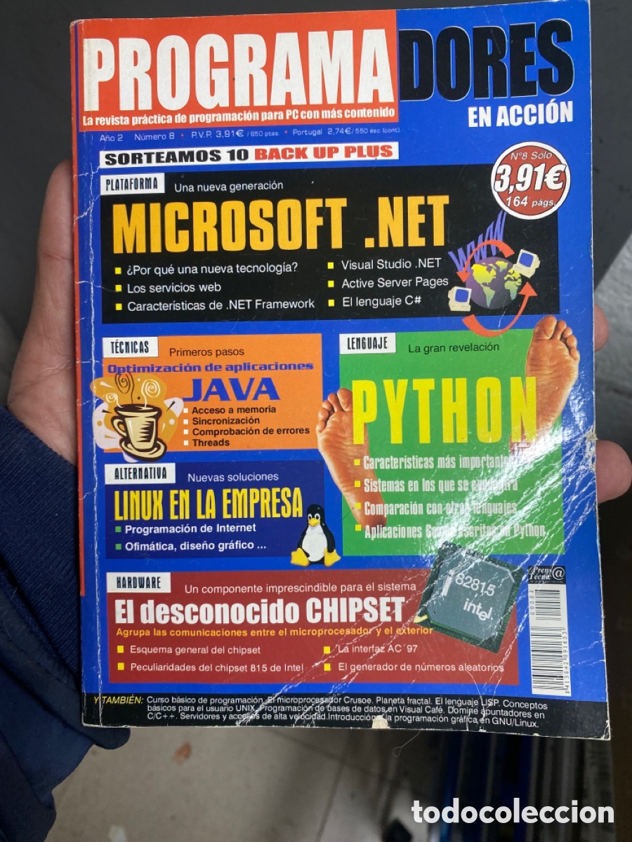 Libros de segunda mano: Programadores en acci&oacute;n a&ntilde;o 2 n&uacute;mero 8 - Foto 1