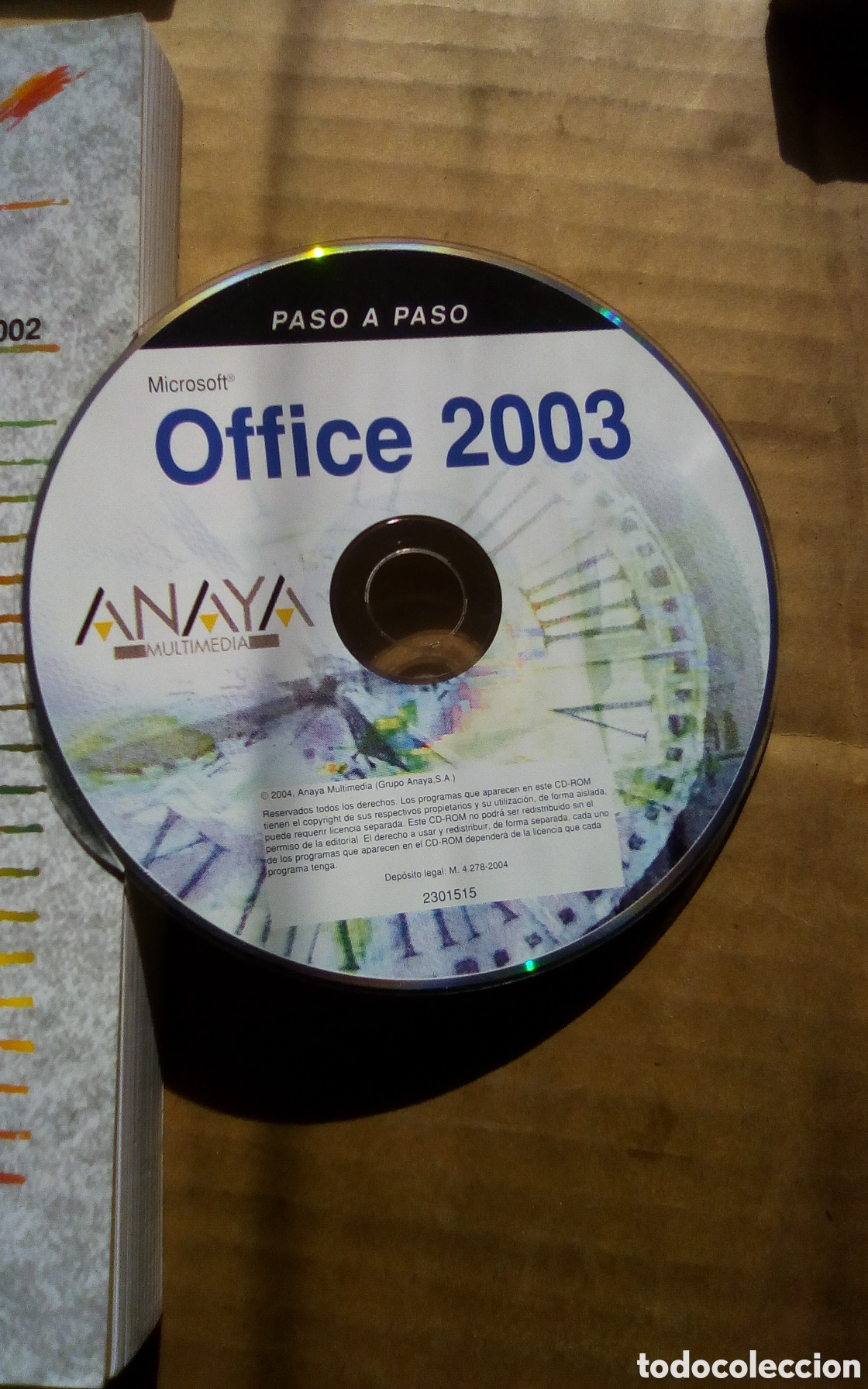 Libros de segunda mano: Libro Microsoft Office XP. Versi&oacute;n 2002. &Aacute;ngela Izcara N&uacute;&ntilde;ez. Con CD Office 2003. Anaya. - Foto 2