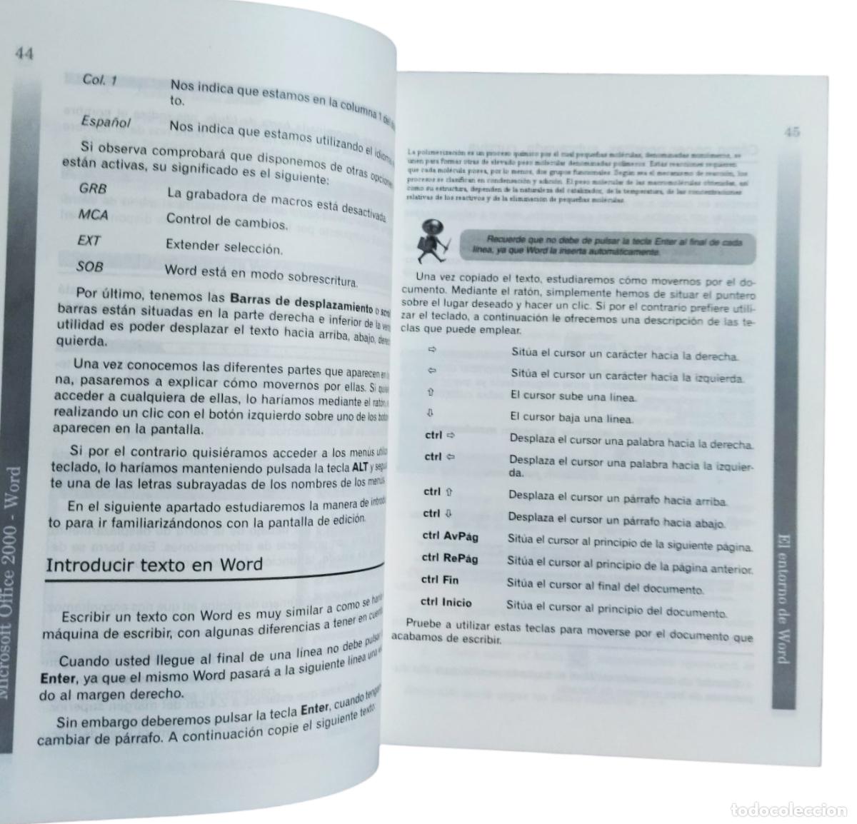 Libros de segunda mano: OFFICE 2000 PREMIUM - PROFESSIONAL. CURSO DE OFIM&Aacute;TICA / JAIME BLANCO. COMO NUEVO. - Foto 5