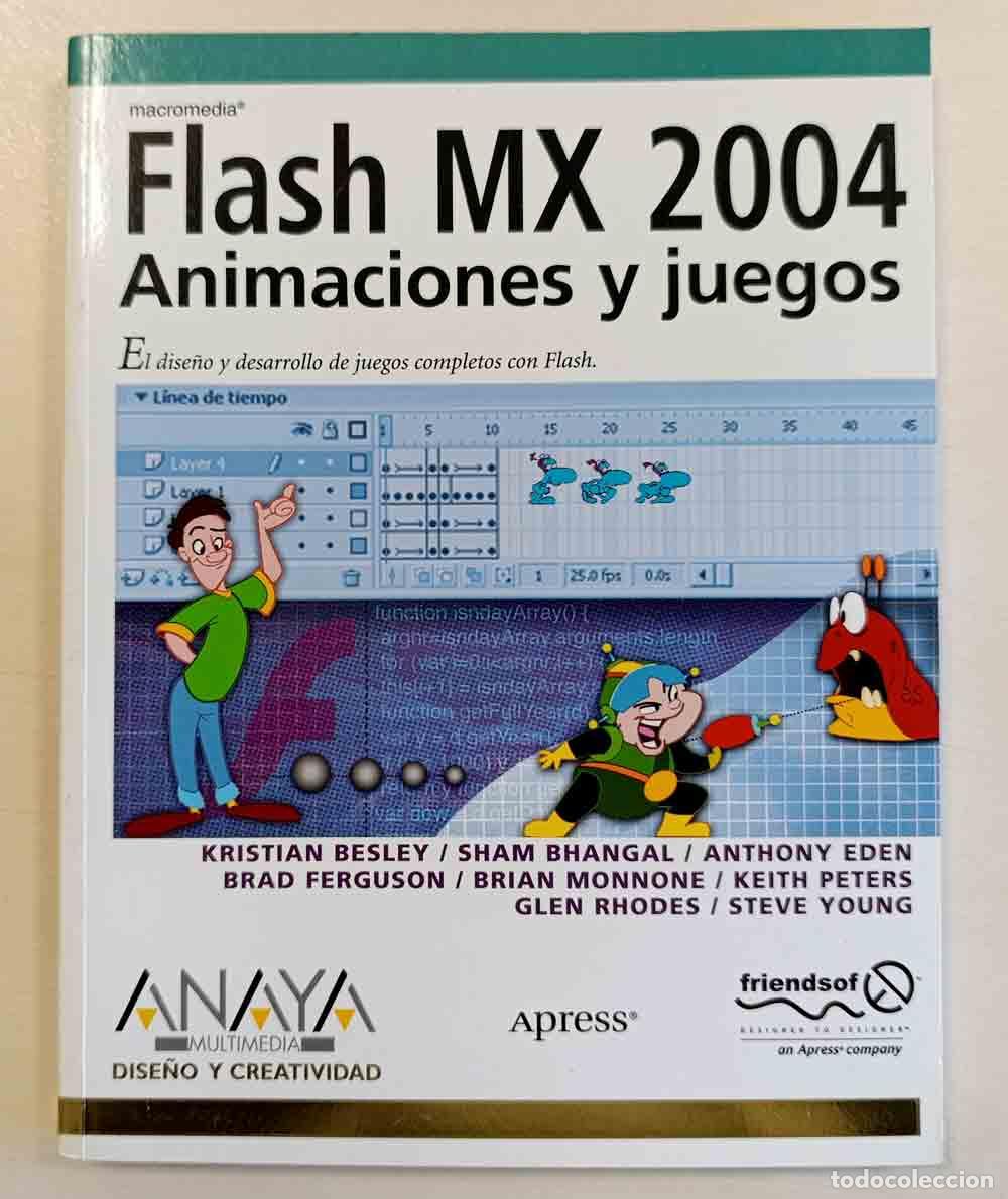 Libros de segunda mano: FLASH MX 2004 ANIMACIONES Y JUEGOS - Foto 1