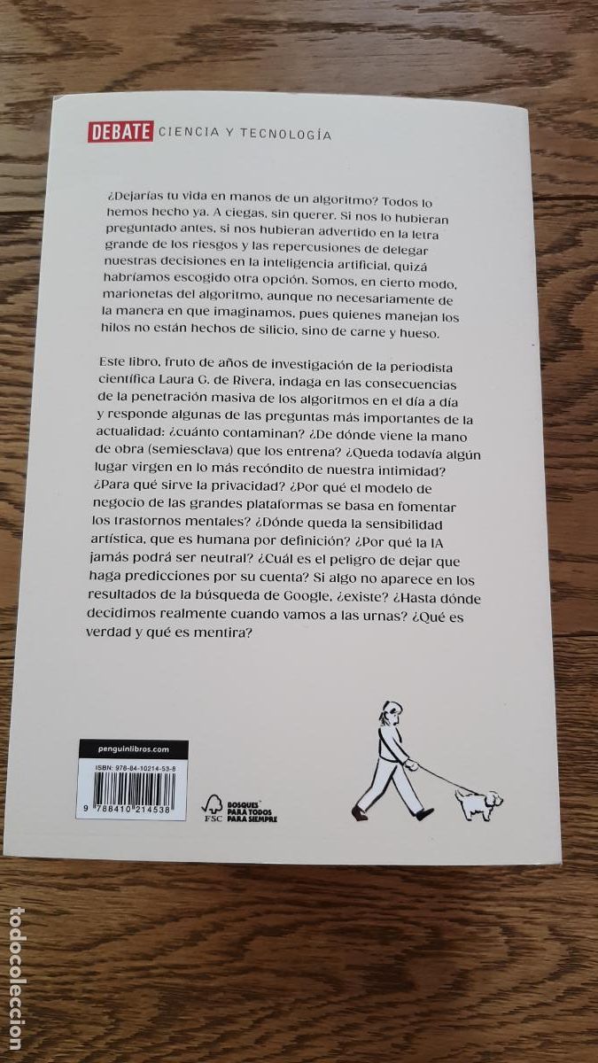 Libros de segunda mano: ESCLAVOS DEL ALGORITMO - LAURA GONZALEZ DE RIVERA - Foto 2