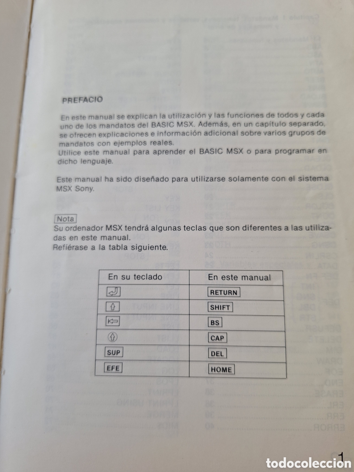 Libros de segunda mano: MSX BASIC manual referencia programaci&oacute;n 1985 - Foto 4