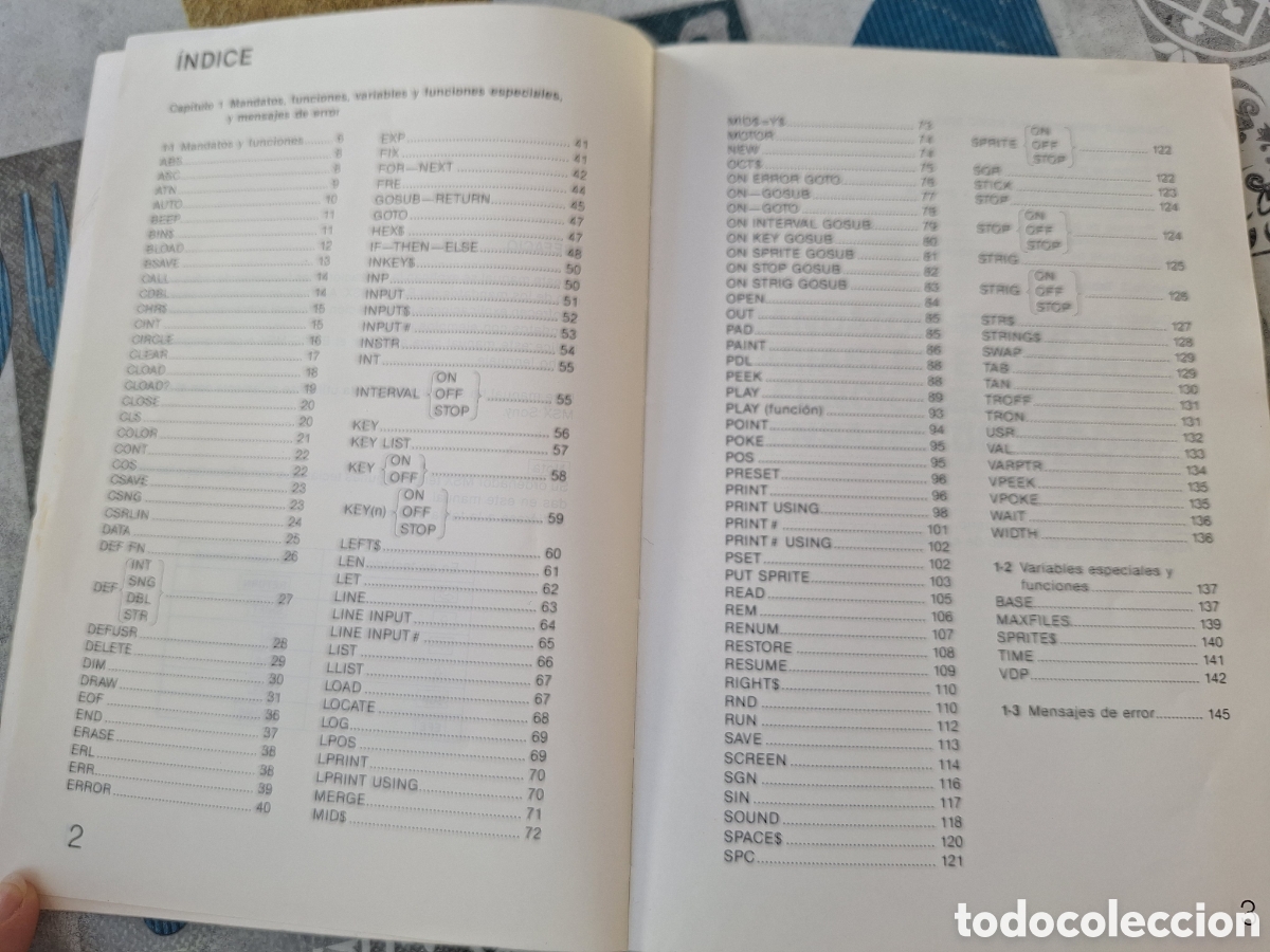 Libros de segunda mano: MSX BASIC manual referencia programaci&oacute;n 1985 - Foto 5