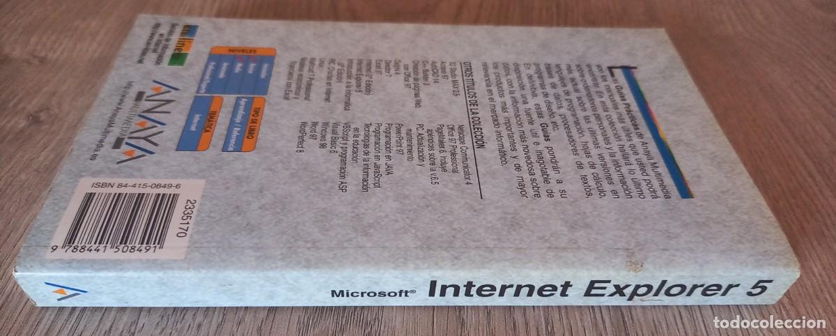 Libros de segunda mano: Gu&iacute;a Pr&aacute;ctica para Usuarios Internet Explorer 5, Editorial Anaya - Foto 4