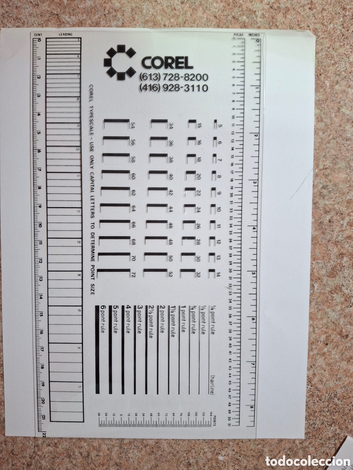 Libros de segunda mano: Corel Draw. Tablas de ref caracteres, colores y regla - Foto 4
