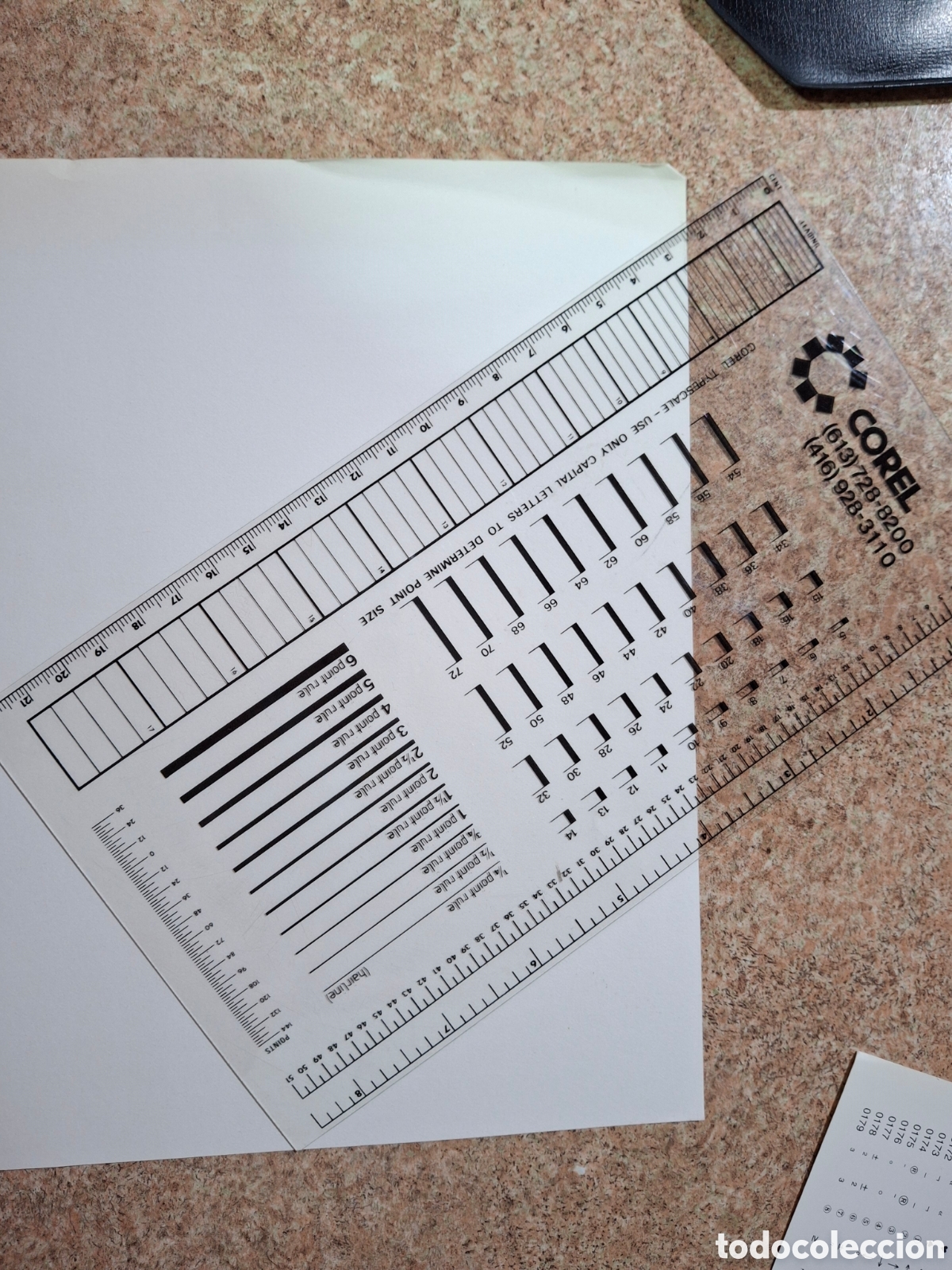 Libros de segunda mano: Corel Draw. Tablas de ref caracteres, colores y regla - Foto 5