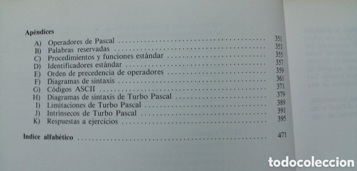 Libros de segunda mano: Programaci&oacute;n en Pascal Turbo Pascal Anaya Multimedia 1987 - Foto 10