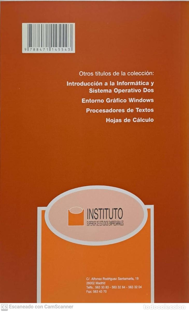 Libros de segunda mano: Bases de datos Colecc&oacute;n inform&aacute;tica b&aacute;sica - Foto 2