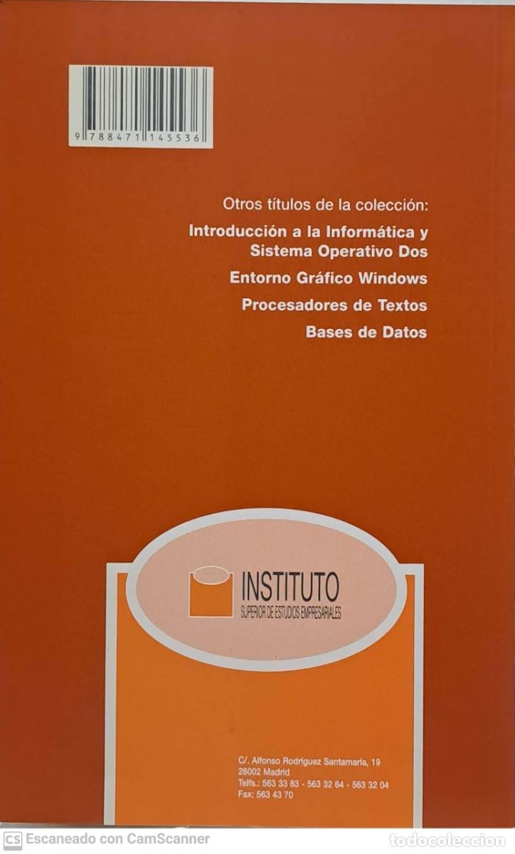 Libros de segunda mano: Hojas de c&aacute;lculo Colecci&oacute;n inform&aacute;tica b&aacute;sica - Foto 2